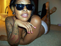 Chubby mature lady getting